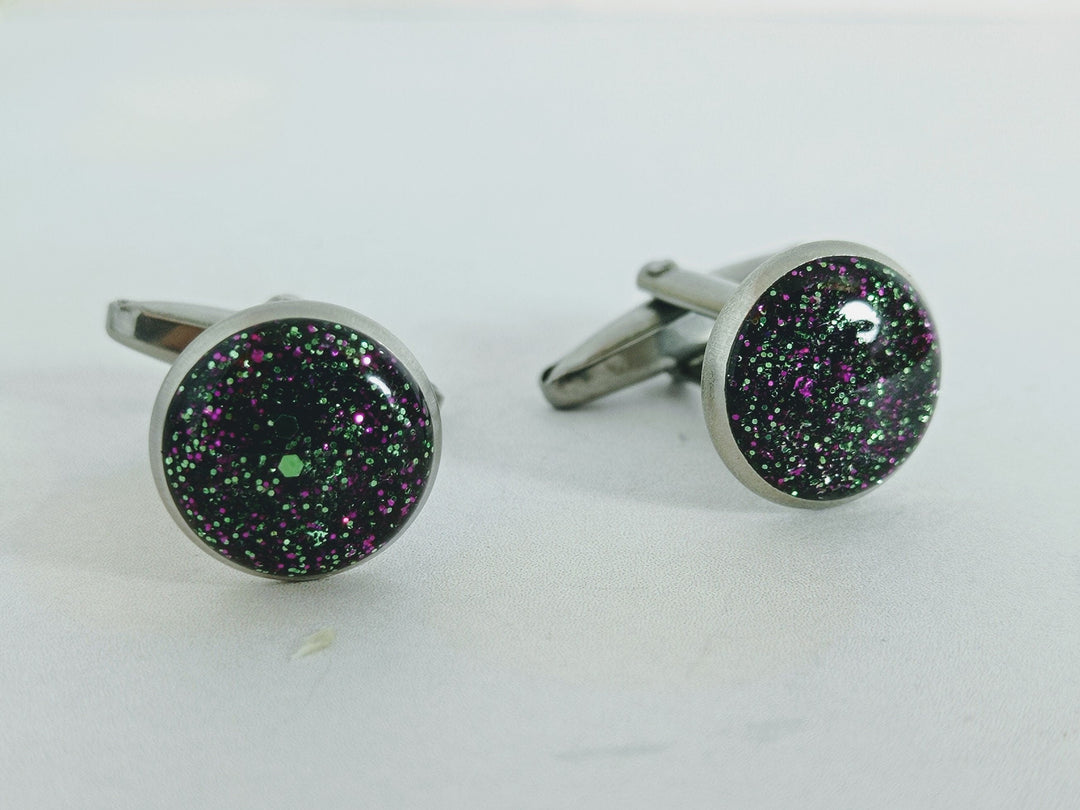 Silver cufflinks