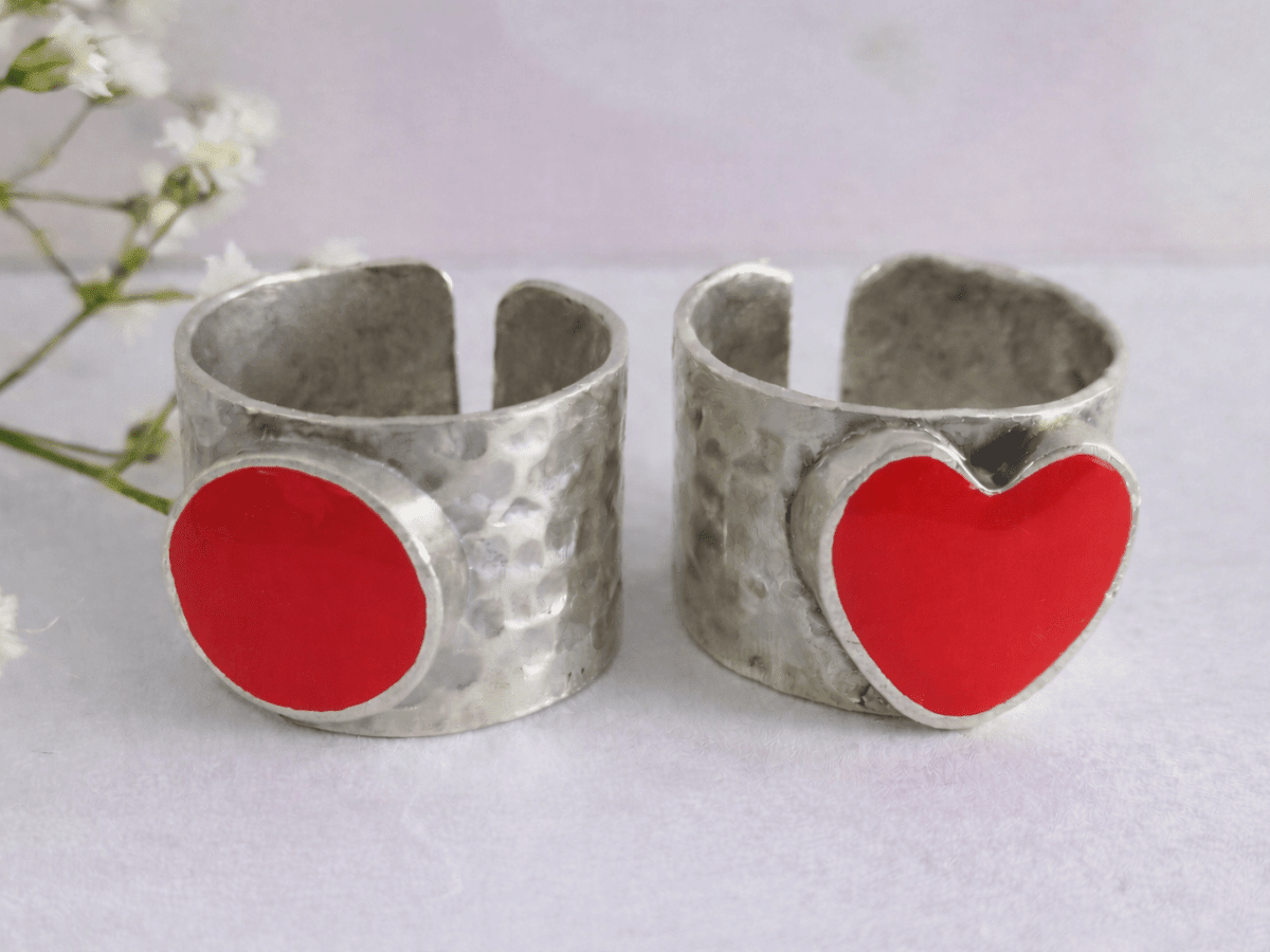 Red jewellery - Corky & Stoner