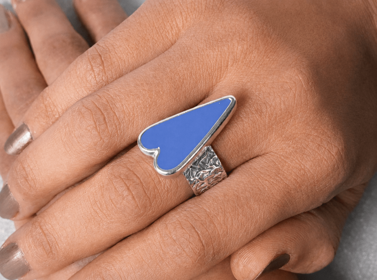 Lina Adjustable Heart Ring - Corky & Stoner
