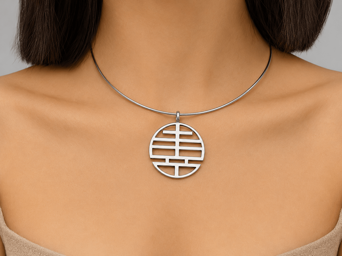 Statement Torque Choker Necklace "Eris" - Corky & Stoner Main image