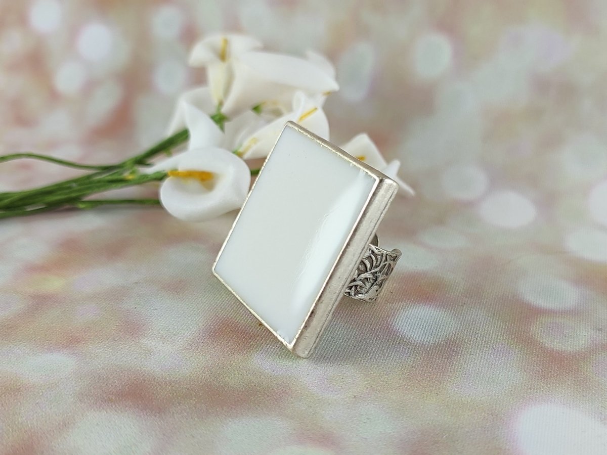 Purity Square Chunky Adjustable Ring Secondary image