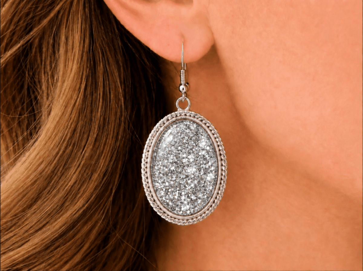 Nickel Free Hypoallergenic Silver Earrings "Samira" - Corky & Stoner Main image