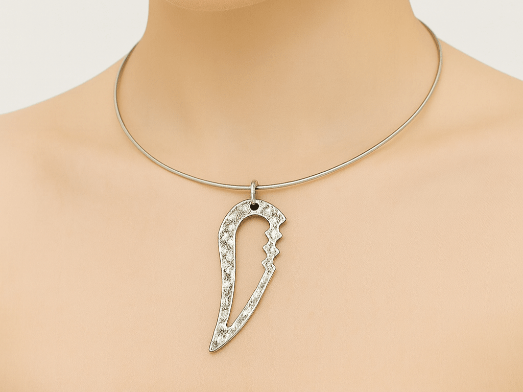 Graffiti Torque Necklace Secondary image