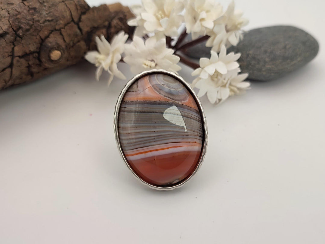 Botswana Agate ring