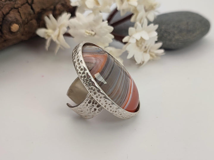 Botswana Agate ring