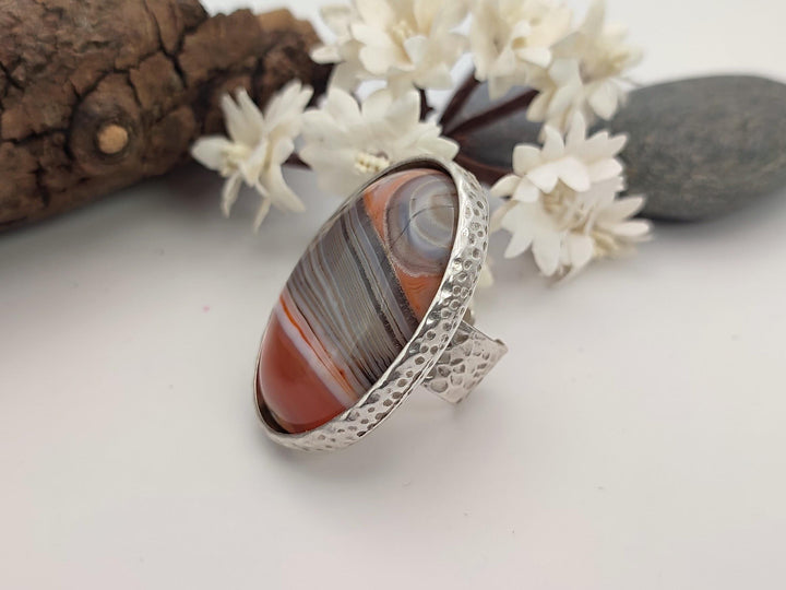 Botswana Agate ring