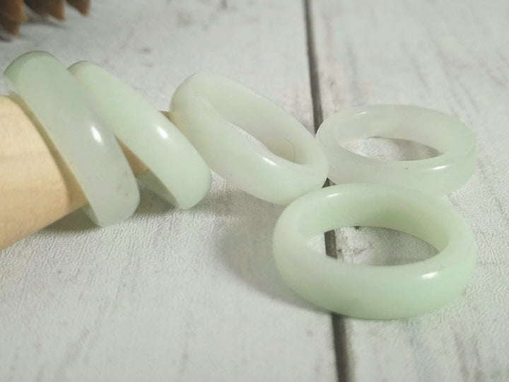 Amazonite ring | Solid Amazonite ring band | Amazonite stone band ring | Amazonite jewellery