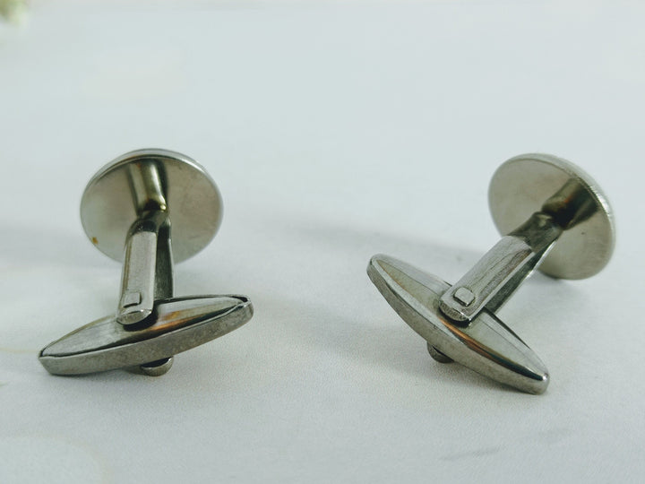 Silver cufflinks