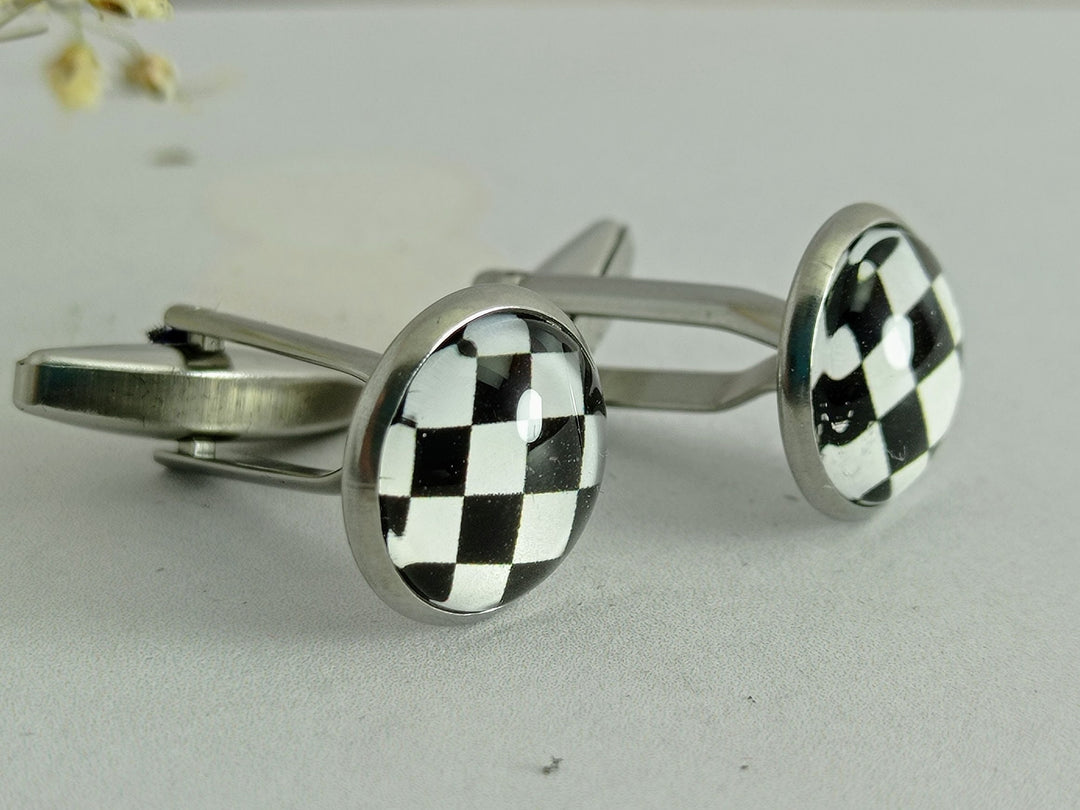 silver cufflinks
