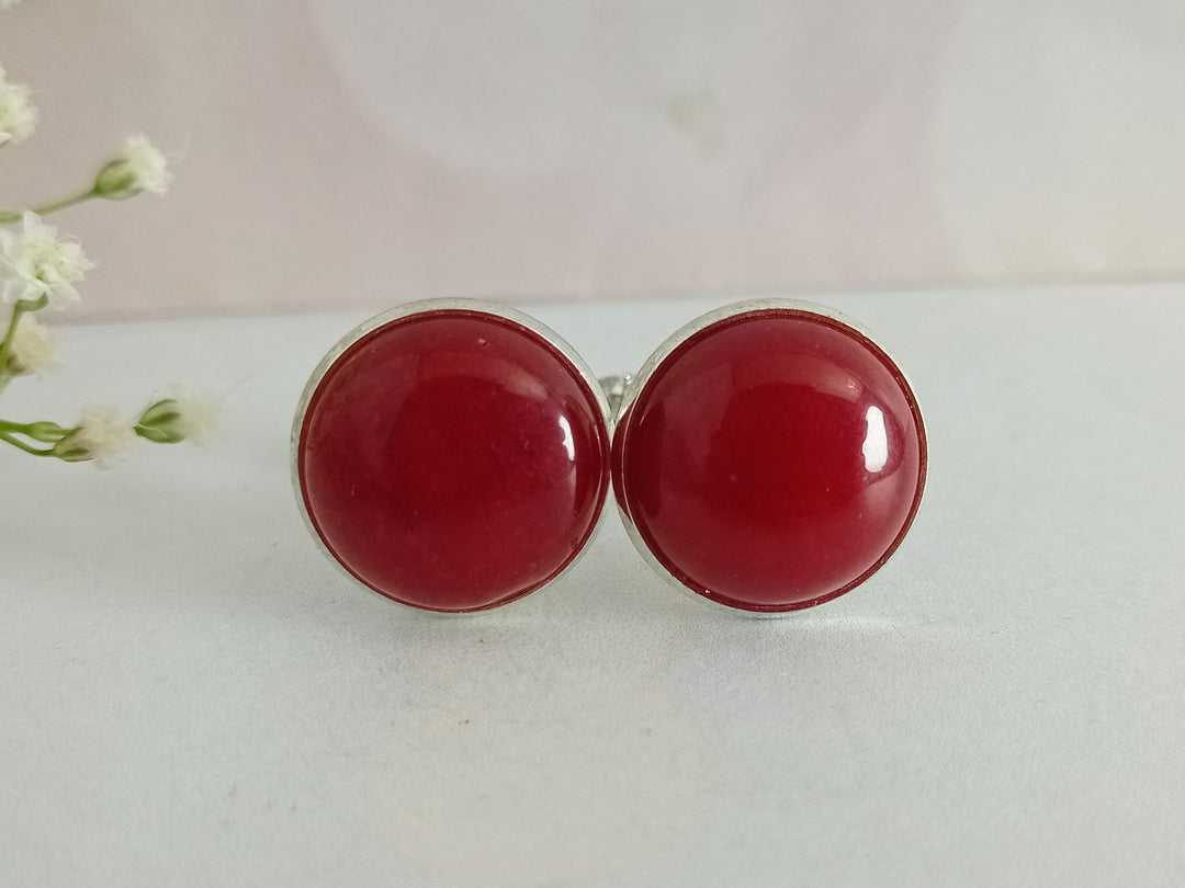 Red cuff links