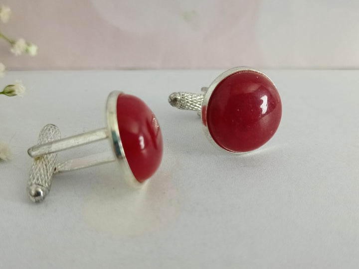 Red cuff links