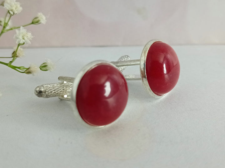 Red cuff links