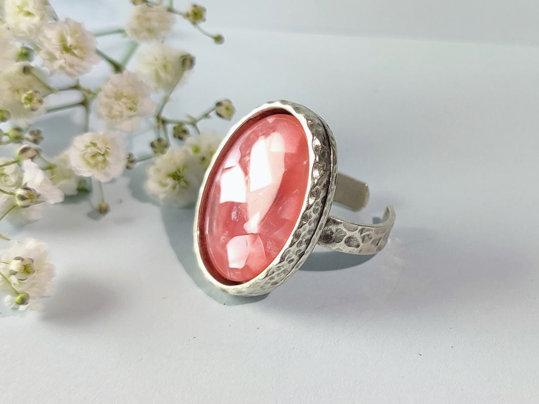 Pink Opal ring