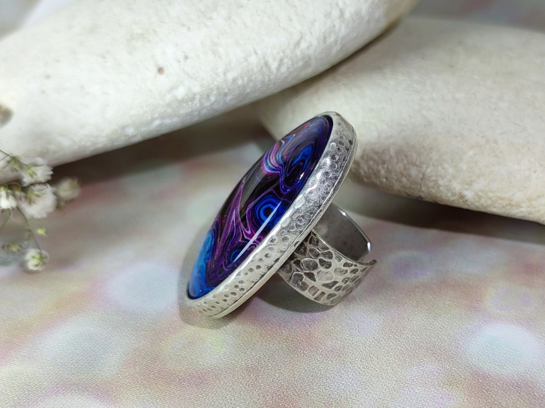 Large psychedelic ring